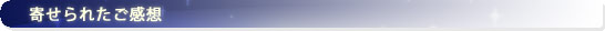 見出し_お客様からの声